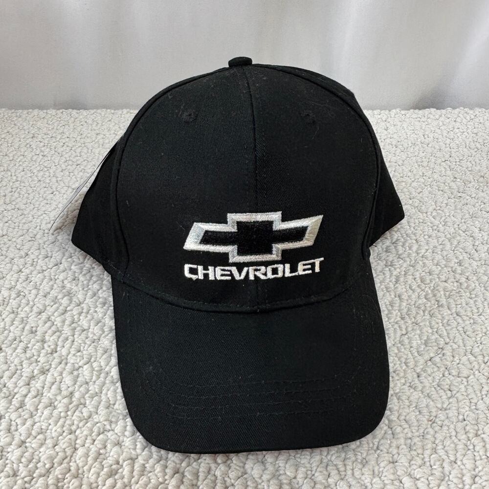 GMC Chevrolet Truck Black Hat Cap Dealer Promo NWT Luther Hudson Wisconsin Chevy